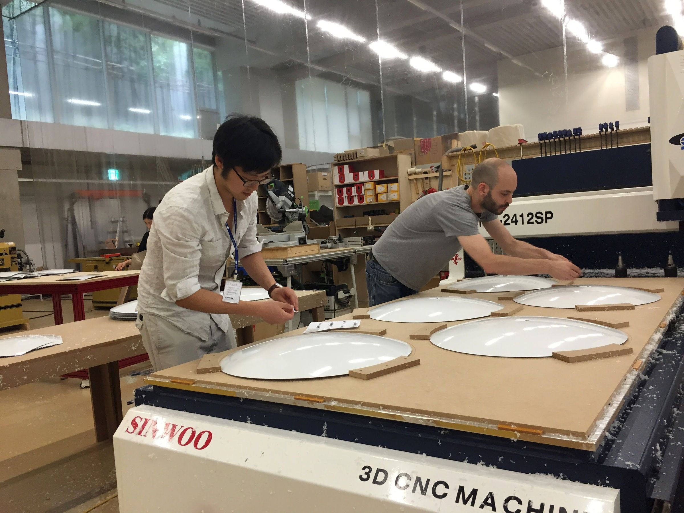 Fabricating: mirror cutting